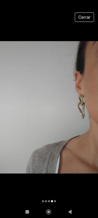 Pendientes dorados | Diseño irregular