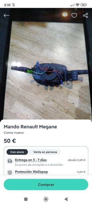 Mandos volante Renault Megane