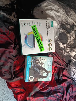 Altavoz LED inalámbrico BT2301 + Auriculares G20