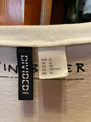 Camiseta Justin Bieber H&M