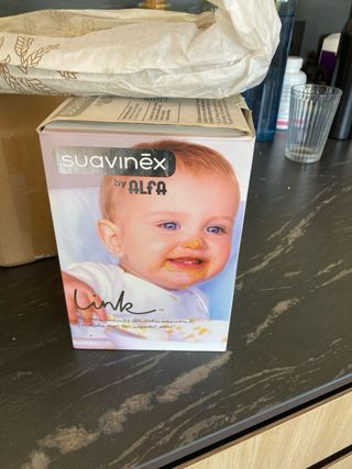 Calentador biberones Suavinex Link y 2 chupetes