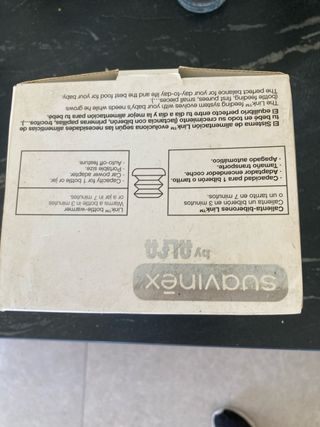 Calentador biberones Suavinex Link y 2 chupetes