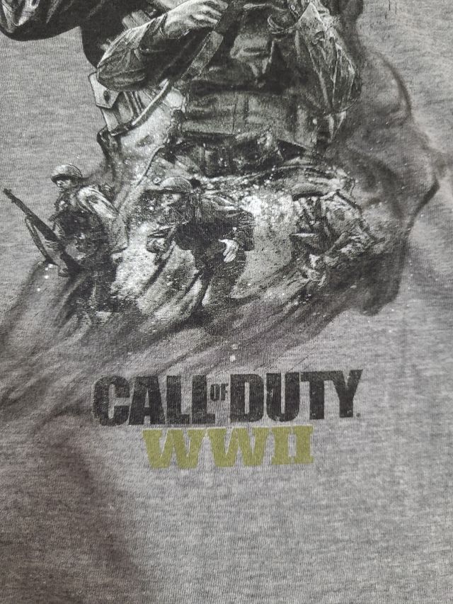 Camiseta Call of Duty WWII Gris world war 2