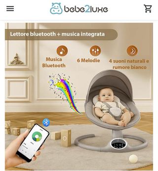 Columpio Bebe2luxe Alpha - Violeta