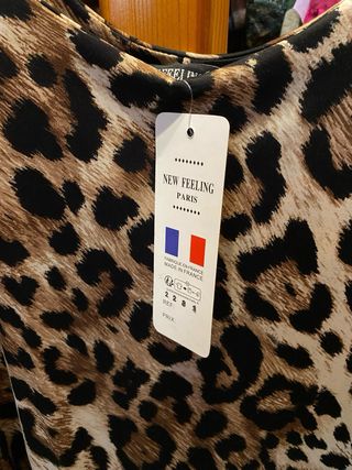 Vestido leopardo NEW FEELING PARIS