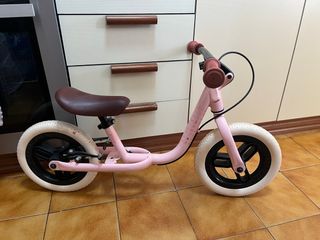 Bicicleta Equilibrio BTWIN niña rosa