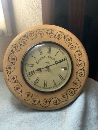 Reloj Colonial Clock Co. Vintage