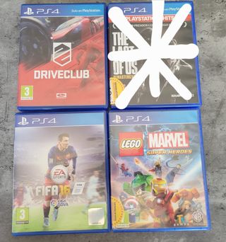 4 juegos PS4 (PlayStation 4): Oferta!