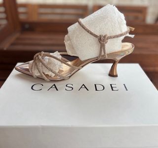 Sandali Casadei Rose Gold nuove tg 37,5