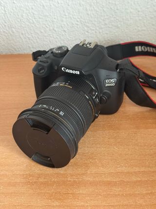 Canon EOS 2000D + Objetivo 50mm 1.8 + Sigma 17-50m