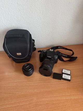 Canon EOS 2000D + Objetivo 50mm 1.8 + Sigma 17-50m