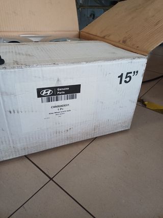 Llanta Hierro Hyundai - Tapa Cubos