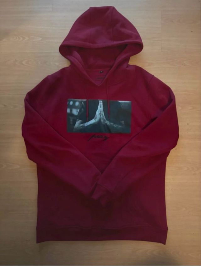 Sudadera roja Mister Tee nueva!