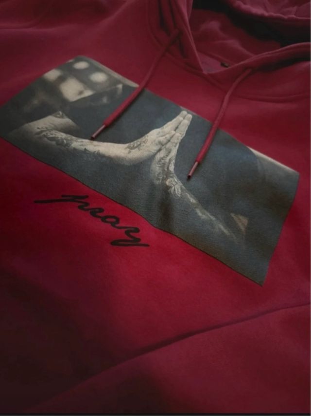 Sudadera roja Mister Tee nueva!
