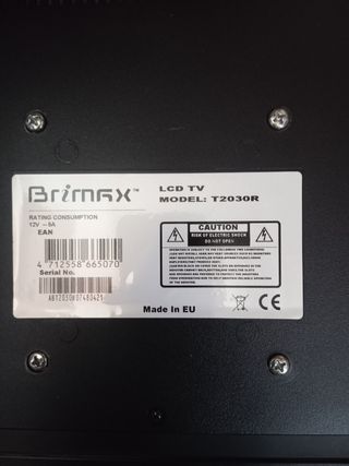 TV Brimax 15" - schermo LCD