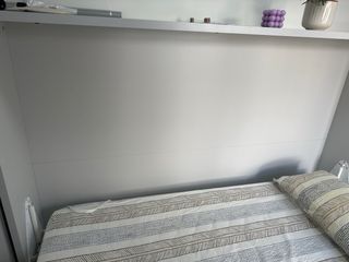 Cama Abatible Blanca 135cm