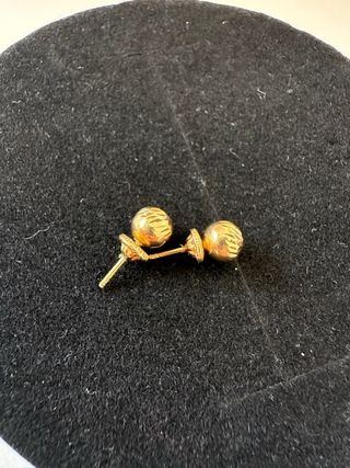 Pendientes oro 750 - pequeños
