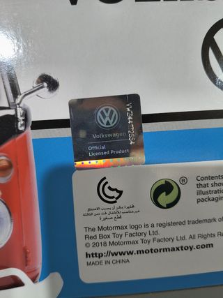 VW T1 Pick Up 1:24 MotorMax 6 unidades de coches 