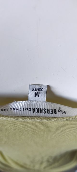 Camiseta sin mangas flecos verde oliva