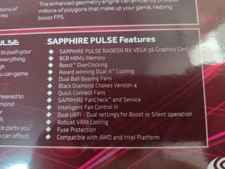 Tarjeta Gráfica Vega 56 8gb