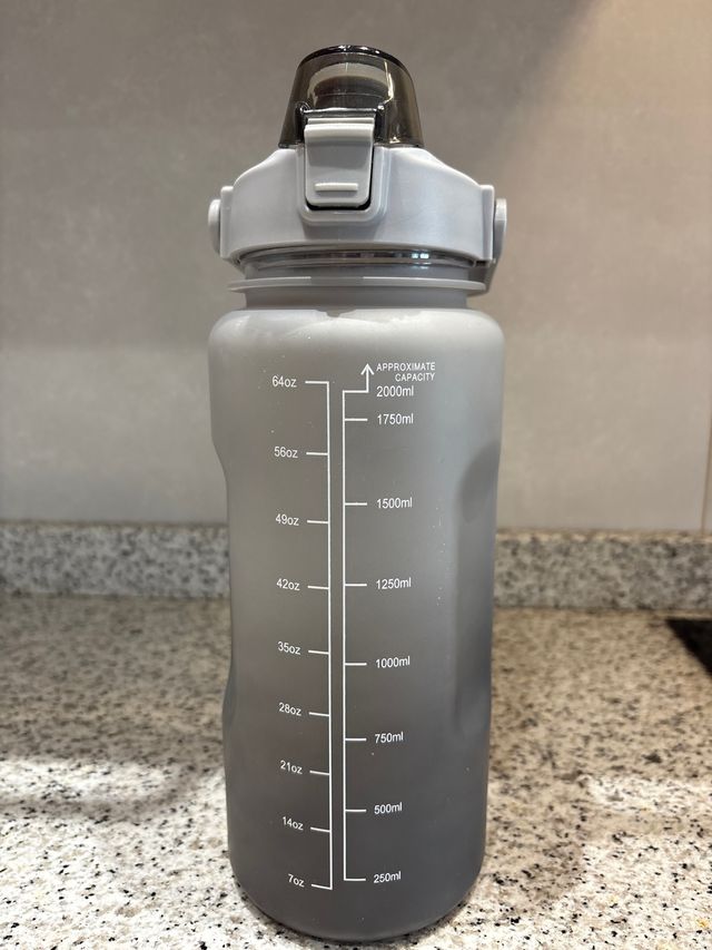 Borraccia fitness 2L - Grigia