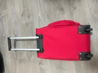 Bolsa viaje roja con ruedas