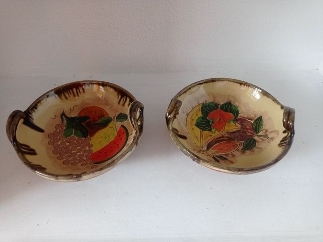 Fruteros cerámicos vintages