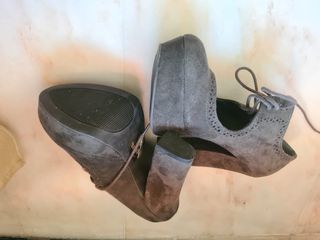 Tacones Marypaz color verde talla 35