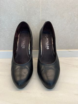 Zapatos Pitillos negros, talla 38