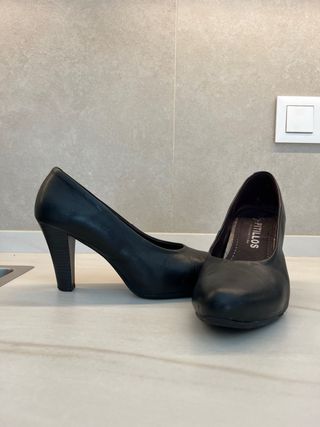 Zapatos Pitillos negros, talla 38