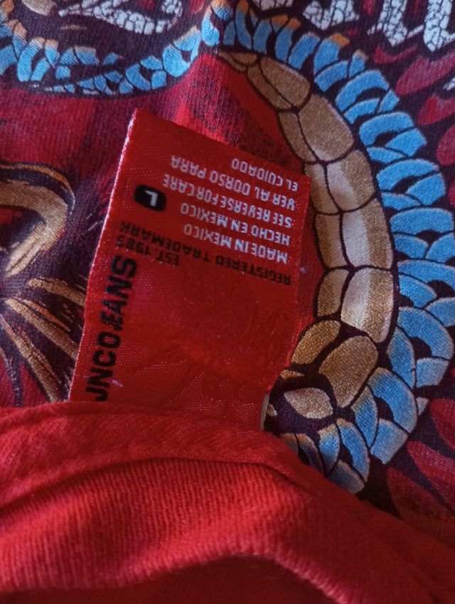 Jnco jeans original camiseta dragón