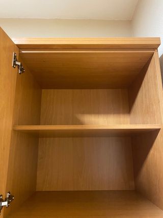 Mueble salón de El Corte Inglés madera roble