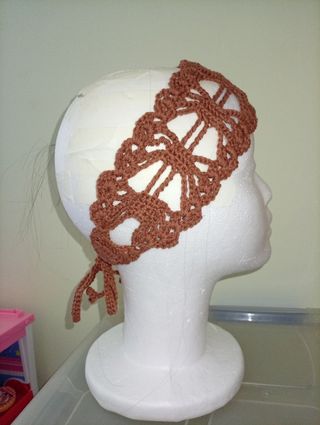 6 Diademas Crochet varios colores y estilos