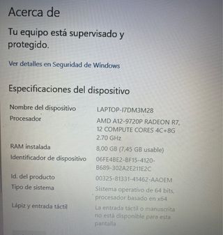 Portátil ASUS 15.4" Gris