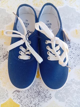 Zapatillas lona niño Seven Five - 34