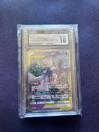 Pokemon Mewtwo & Mew GX - CGC 10