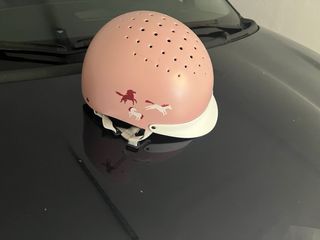 Casco equitazione bambina rosa
