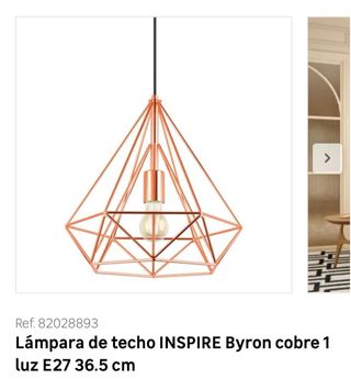 Lámpara techo INSPIRE - Leroy Merlin