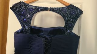 Vestido azul marino fiesta talla L