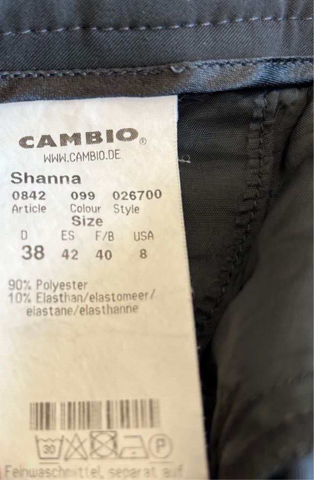 Pantalón negro elástico