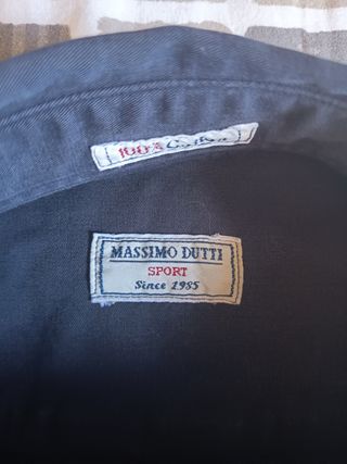 Camisa real Massimo Dutti negra - Talla M