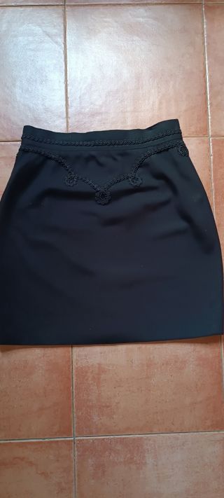 Minifalda negra XS - Talla 34