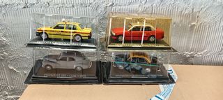 4 Modellini Taxi 1:43