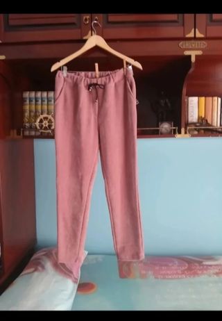 Pantalones deportivos rosa