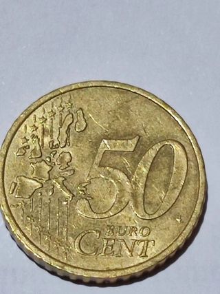 Moneda 50 CTS Francia 2000
