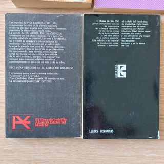 Lote 4 libros Literatura clásica española
