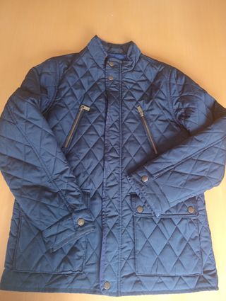 Abrigo Zara niño talla 13-14 azul marino