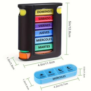 Pastillero semanal 7 días