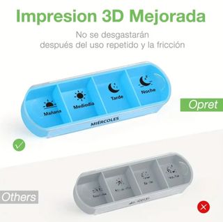 Pastillero semanal 7 días