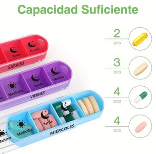 Pastillero semanal 7 días